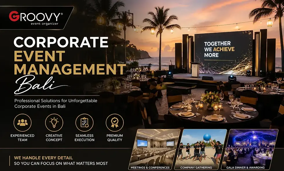 Corporate Event Management Bali