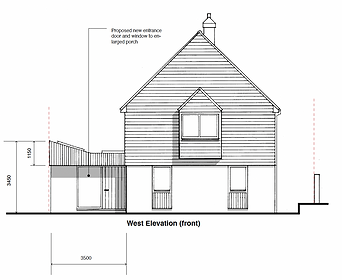front elevation.