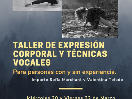Taller de expresión corporal y técnicas vocales