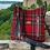 Thumbnail: Amber Crossbody -  Red Plaid Harris Tweed