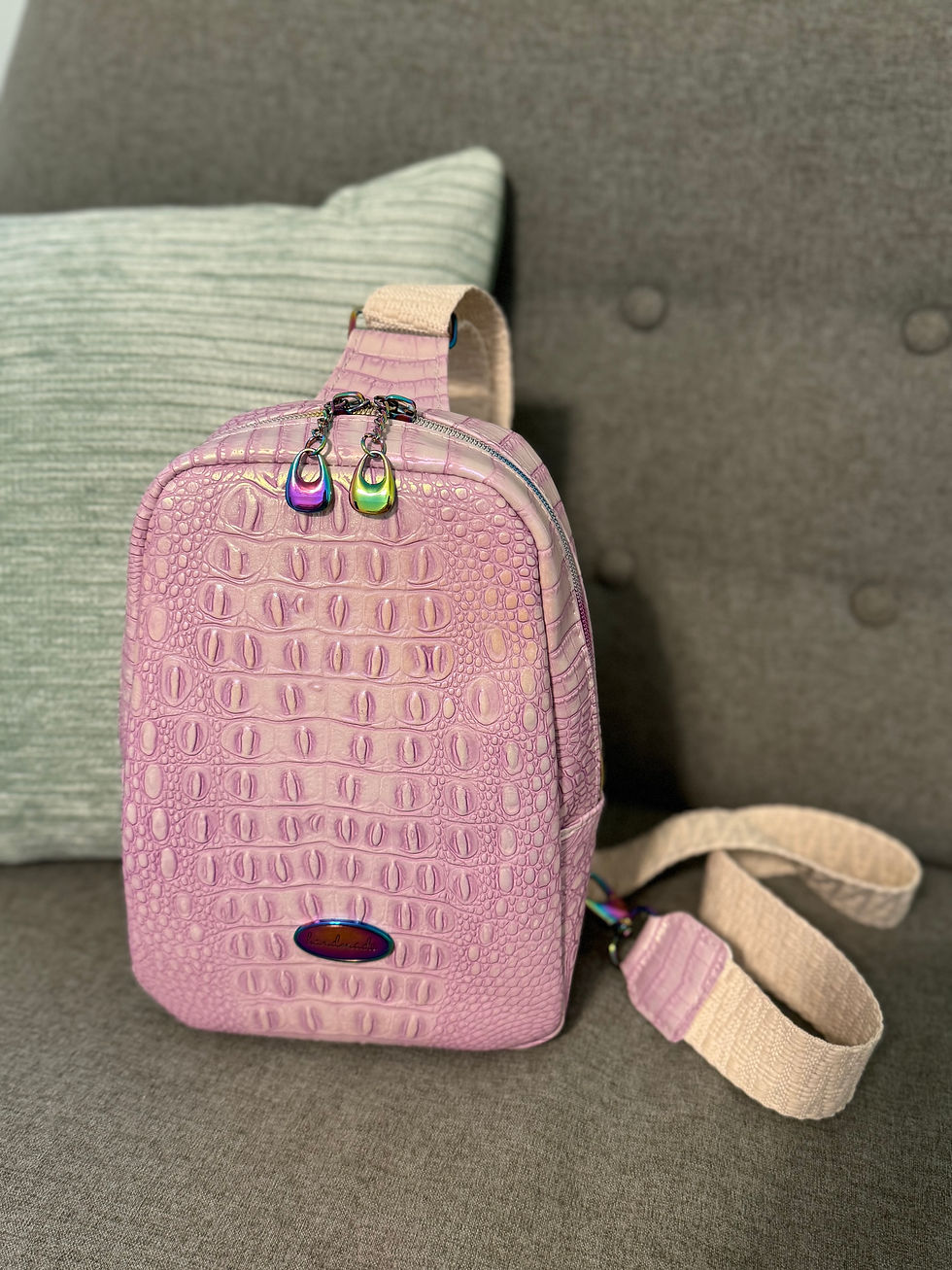 Thumbnail: Simplistic Sling - Pearl Croc.