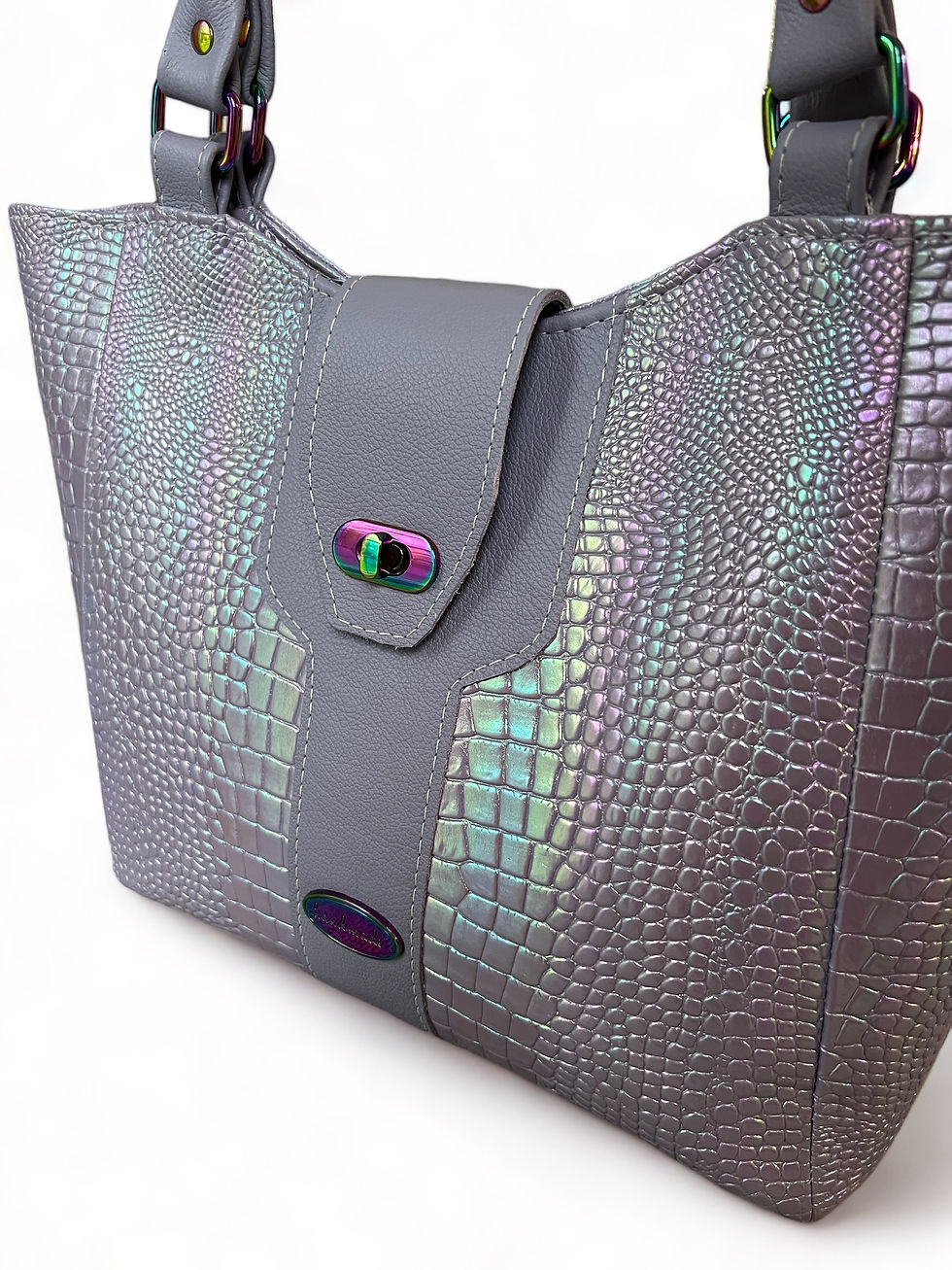Thumbnail: Rosanne - Iridescent Lilac Croc.