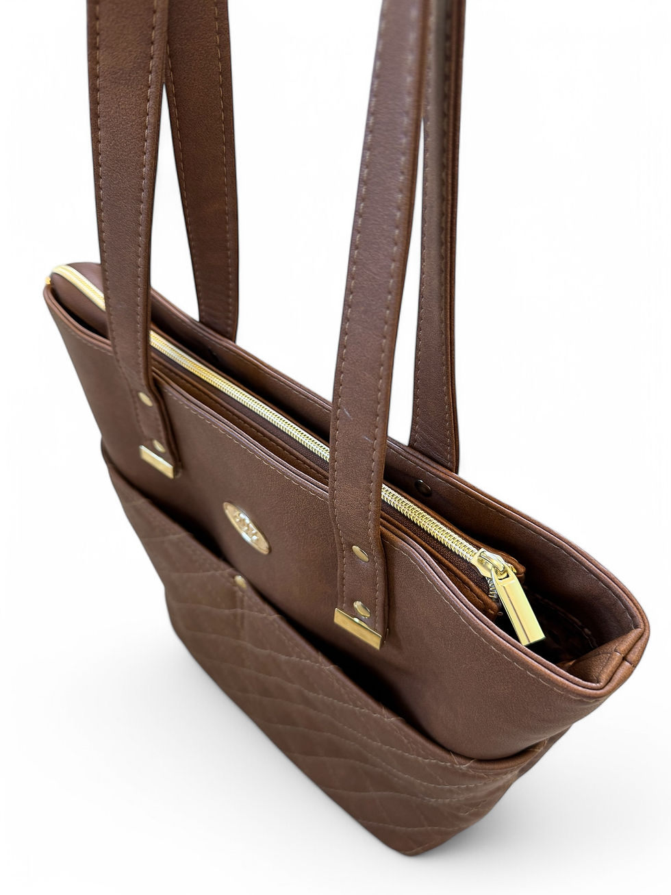 Thumbnail: Urban Tote - Tan Quilted