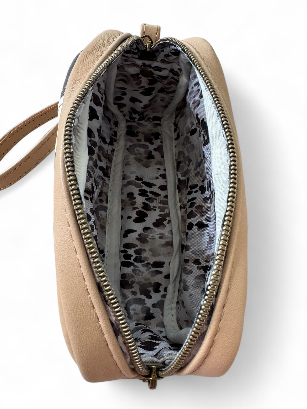Thumbnail: Tiny Catalina  Wristlet - Tan Leather