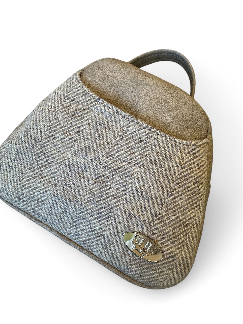 Thumbnail: Mini E Dual Compartment Crossbody - Beige