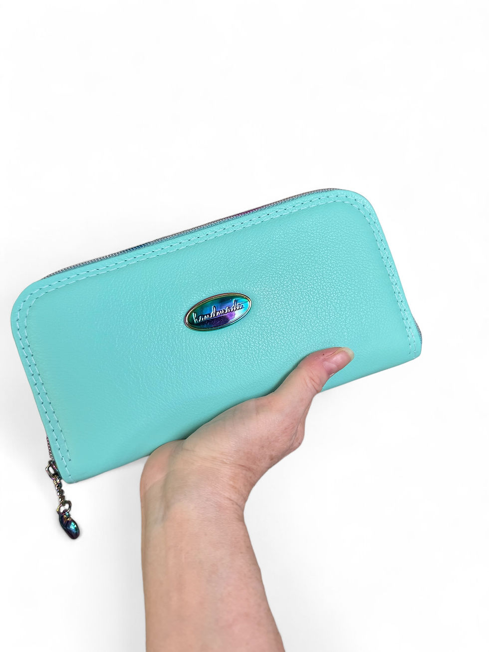 Thumbnail: Classic Zip Around Wallet - Ocean Blue
