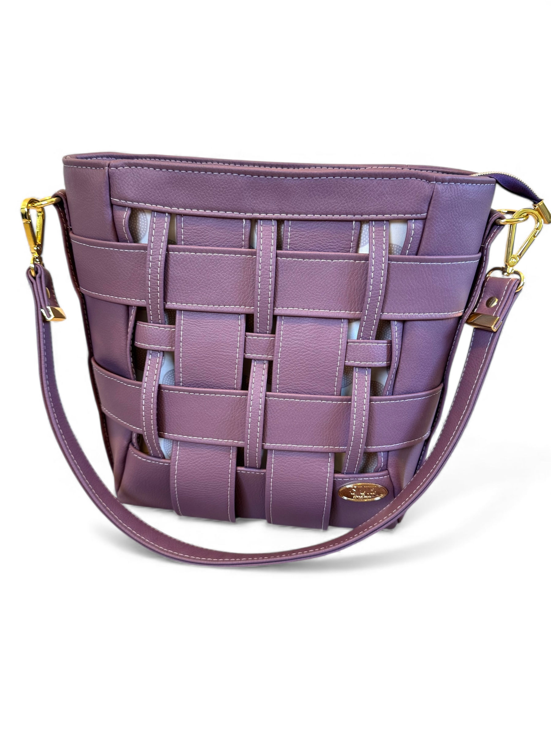 Willow Woven Tote - Lupine