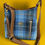 Thumbnail: Amber Crossbody -  Blue Plaid Harris Tweed