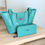 Thumbnail: Classic Zip Around Wallet - Ocean Blue
