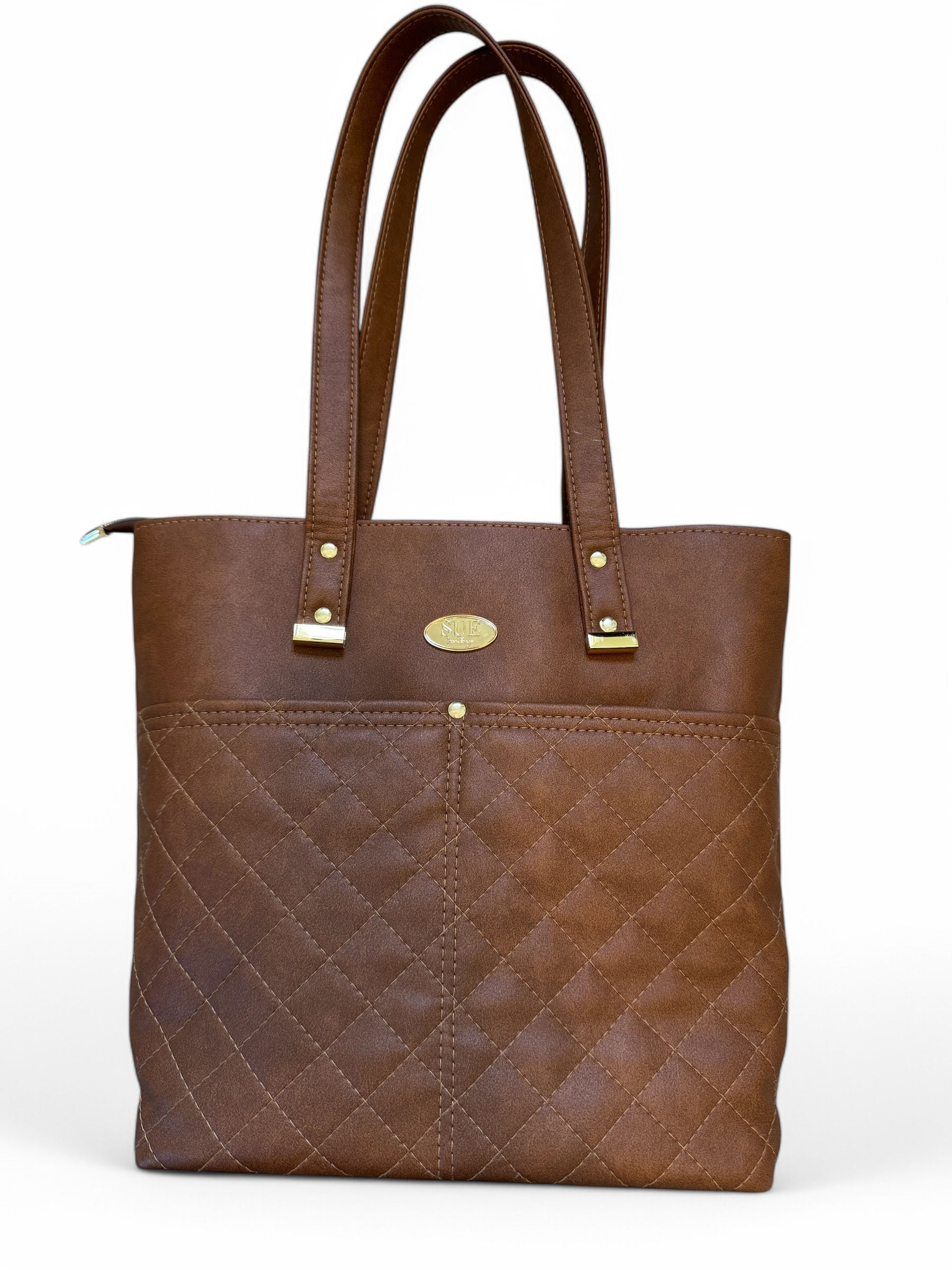 Urban Tote - Tan Quilted