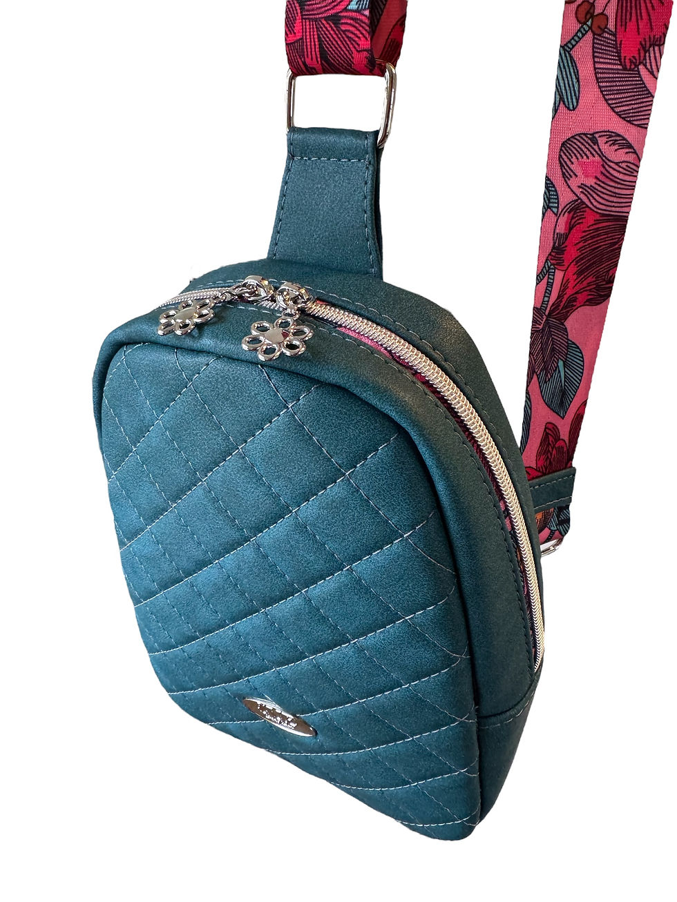 Thumbnail: Simplistic Sling - Gulf Coast Teal, Quilted