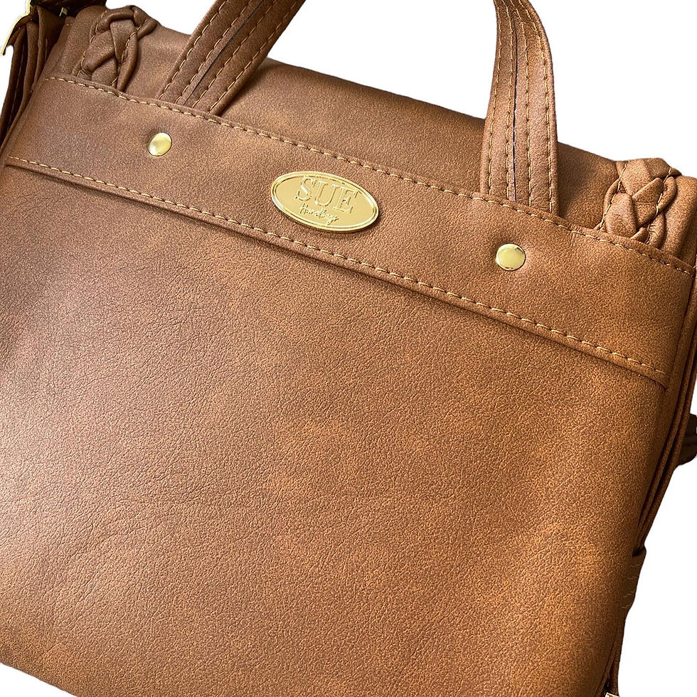 Thumbnail: Maddy Saddle Bag - Tan
