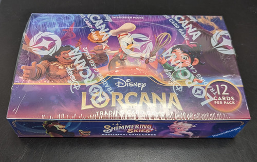 lorcana booster box shimmering skies Pack Japanese Ver. Disney Trading Card Game With 288 cards per box Disney Lorcana TCG: Shimmering Skies