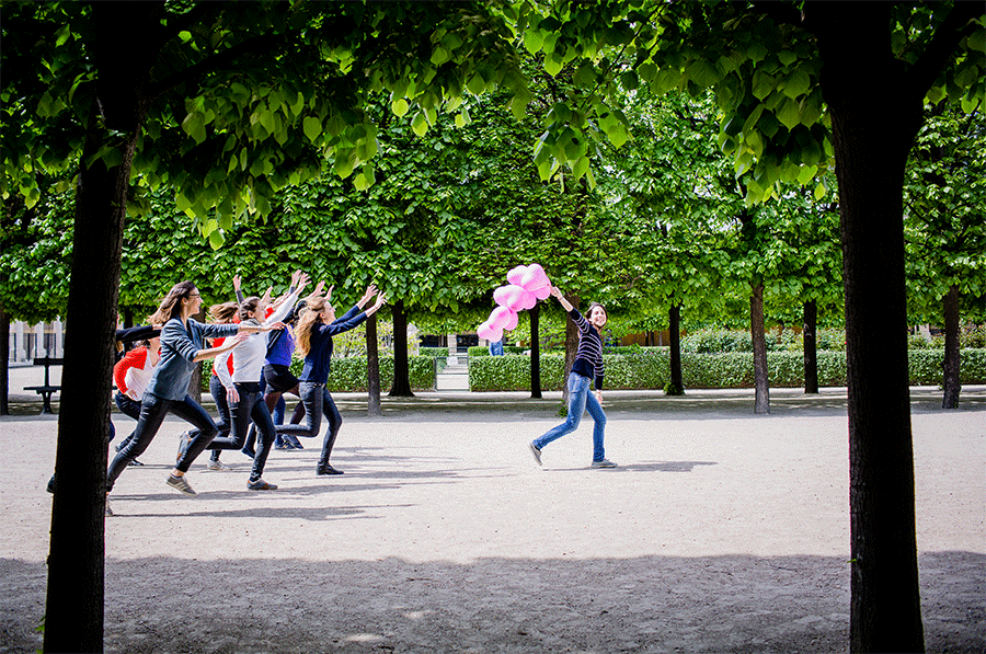 séance photo evjf paris - gif animé