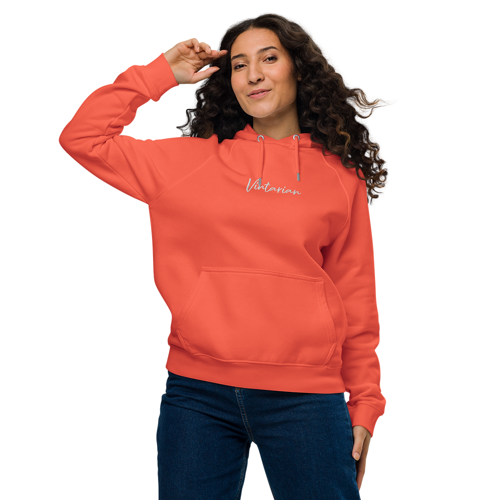 Thumbnail: Vintarian Women’s Eco Raglan Hoodie – Signature