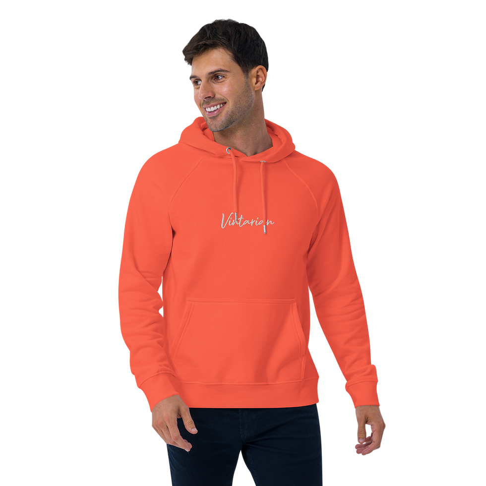 Thumbnail: Vintarian Men’s Eco Raglan Hoodie – Signature