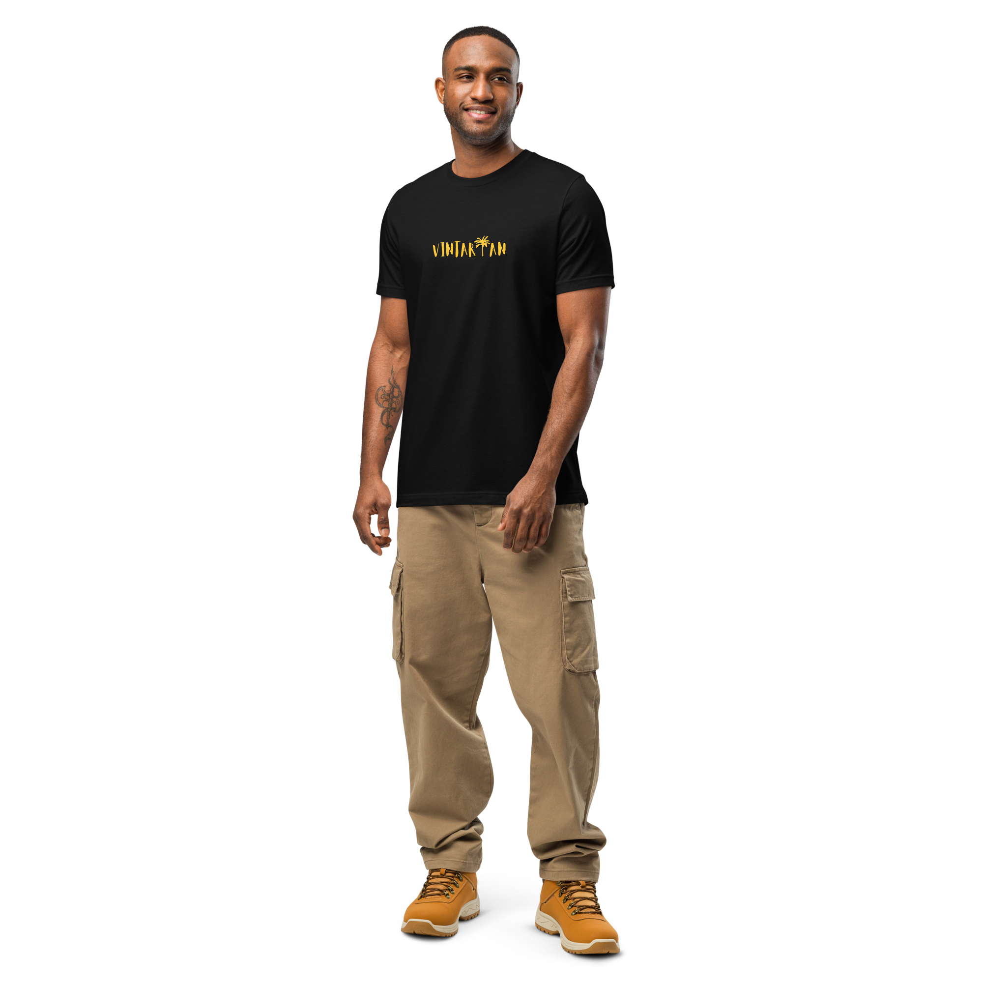 Vintarian Men's Yellow Collection T-Shirt