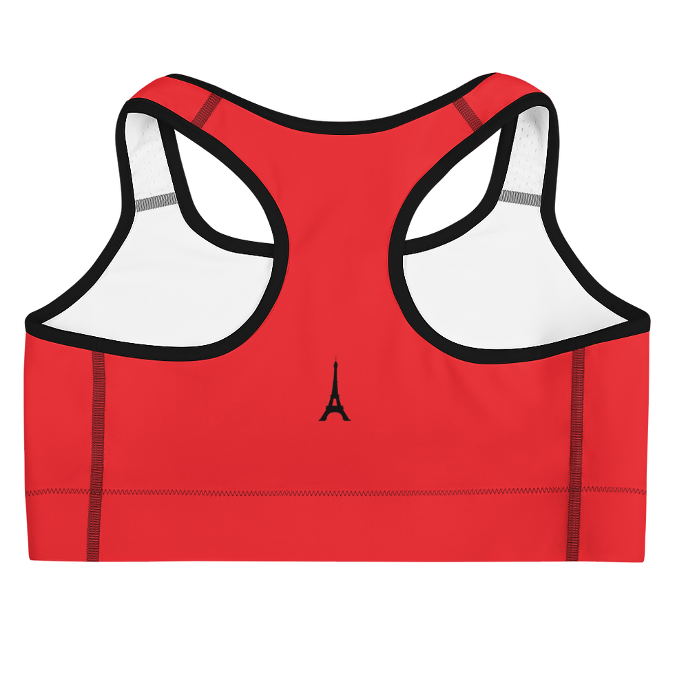 Thumbnail: Vintarian Women's Eiffel Yoga Sports Bra - Alizarin