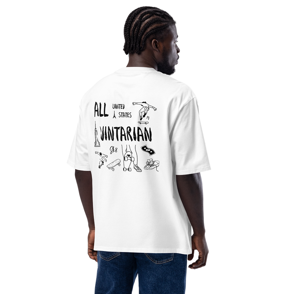 Thumbnail: Vintarian Oversized Heavyweight T-Shirt – All Vintarian