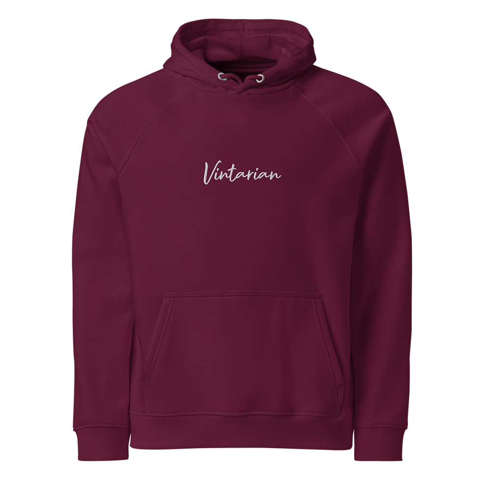 Thumbnail: Vintarian Women’s Eco Raglan Hoodie – Signature