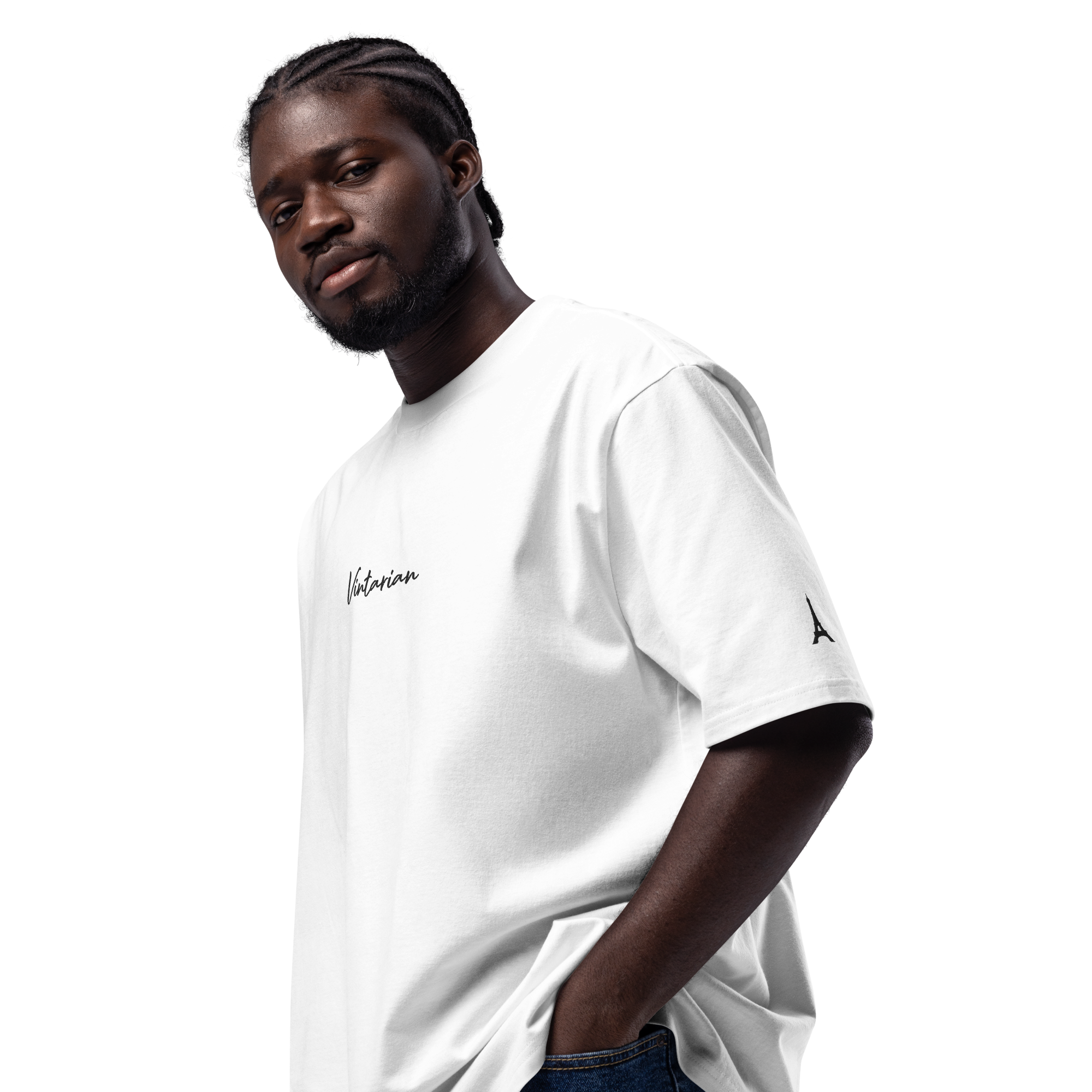 Vintarian Men’s Premium Oversized T-Shirt – Signature