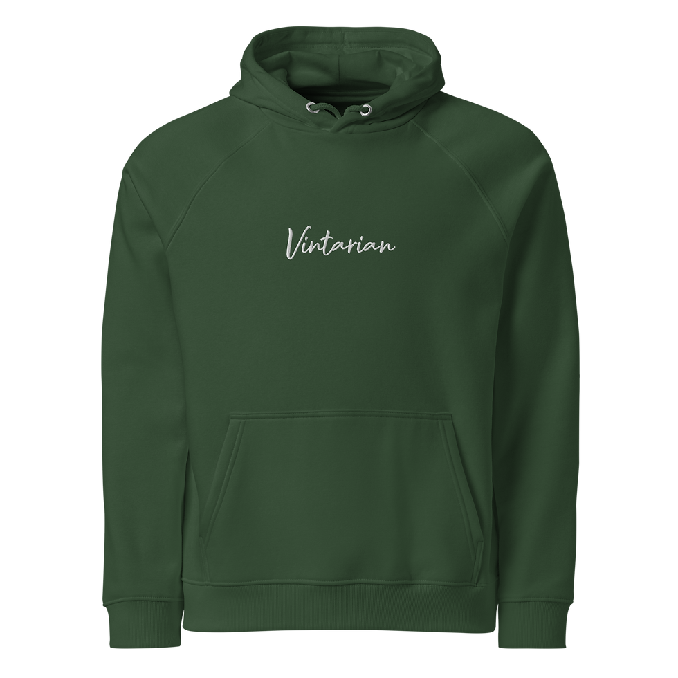 Thumbnail: Vintarian Women’s Eco Raglan Hoodie – Signature