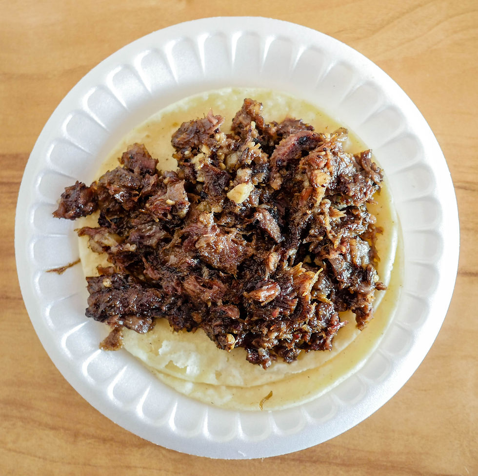 A tasty looking Taco from La Super-Rica Taqueria in Santa Barbara, USA.