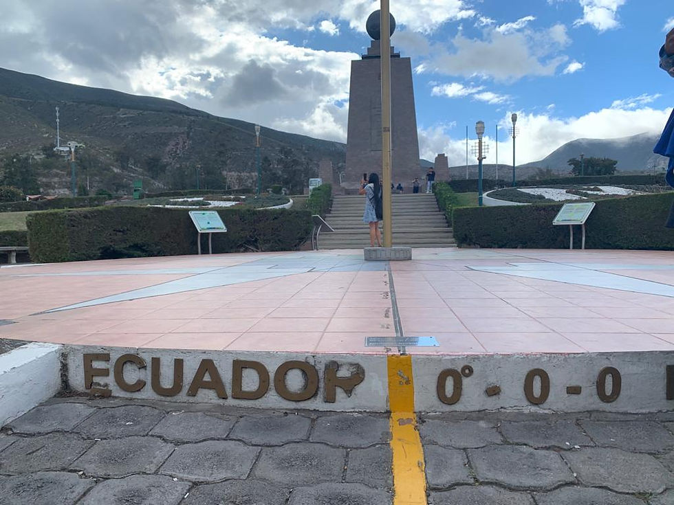 In Quito, Ecuador you can stand in two hemisphere's of our Earth at the same time.