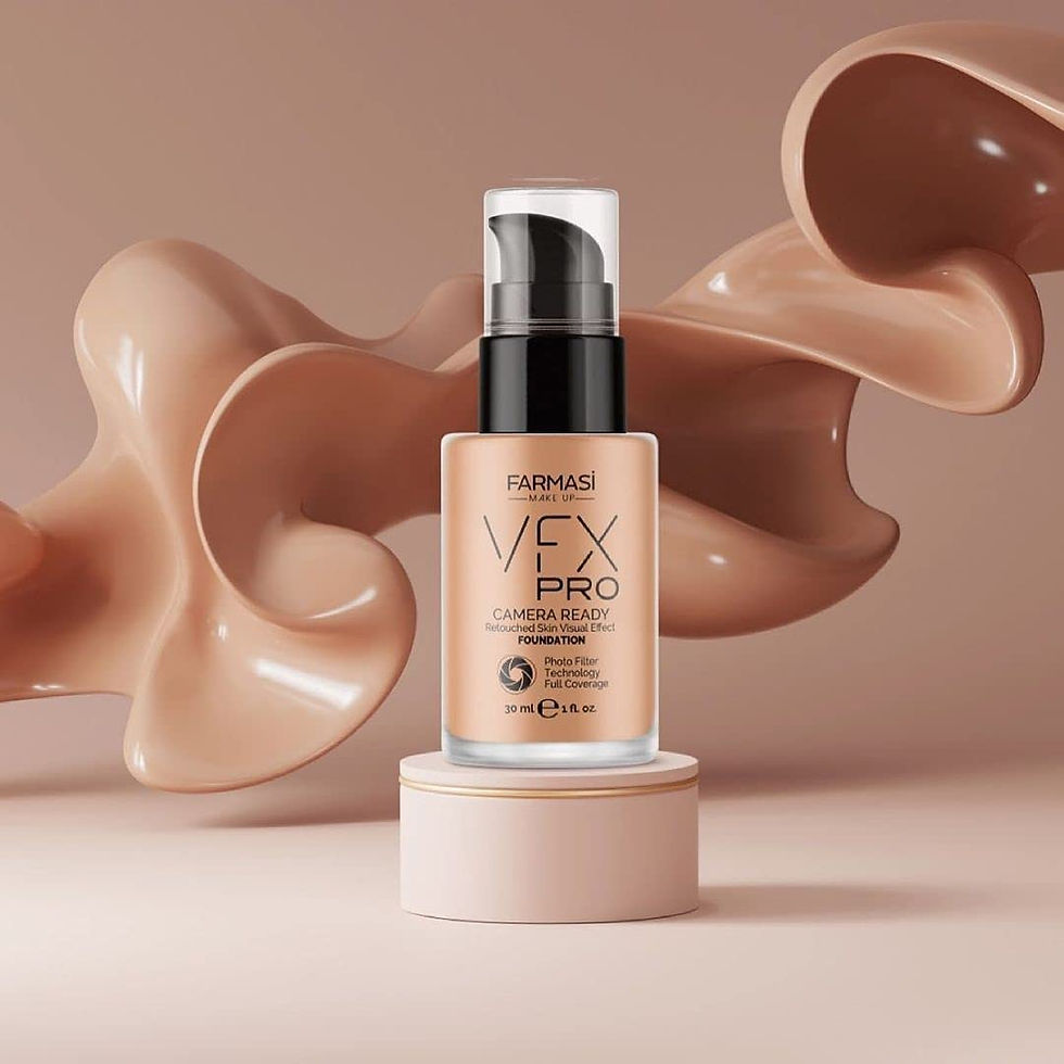 Miniatura: Creme líquido de cobertura total Foundation FarmAsi Vfx Pro 30mL
