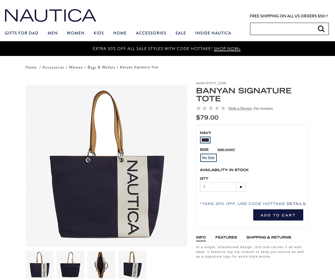 nautica handbags