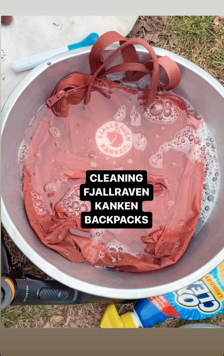 Cleaning Fjallraveb Backpacks