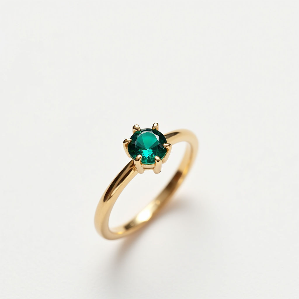 Solitaire Gem Ring