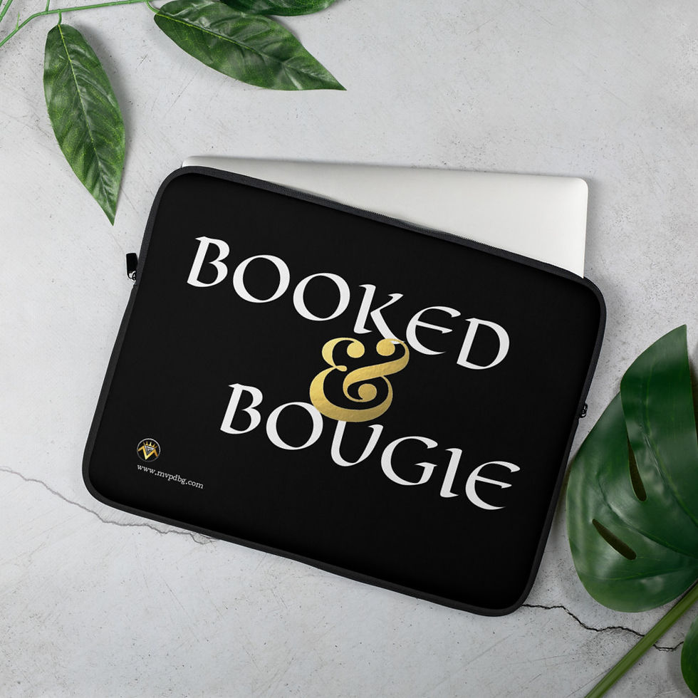Booked & Bougie Laptop Sleeve