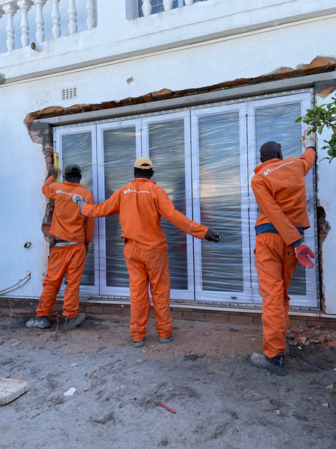 Building and construction in progress