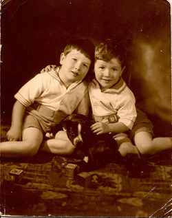 Portrait of Gilbert's sons