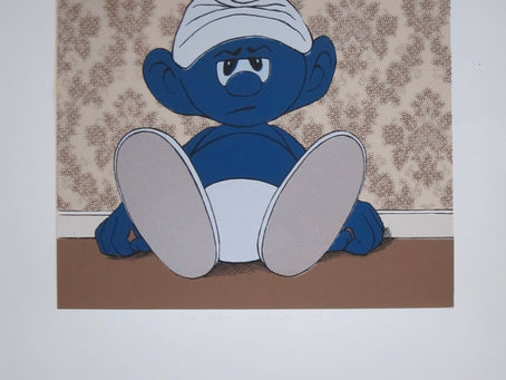 Nieuwe zeefdruk: 'Uitgesmurft'