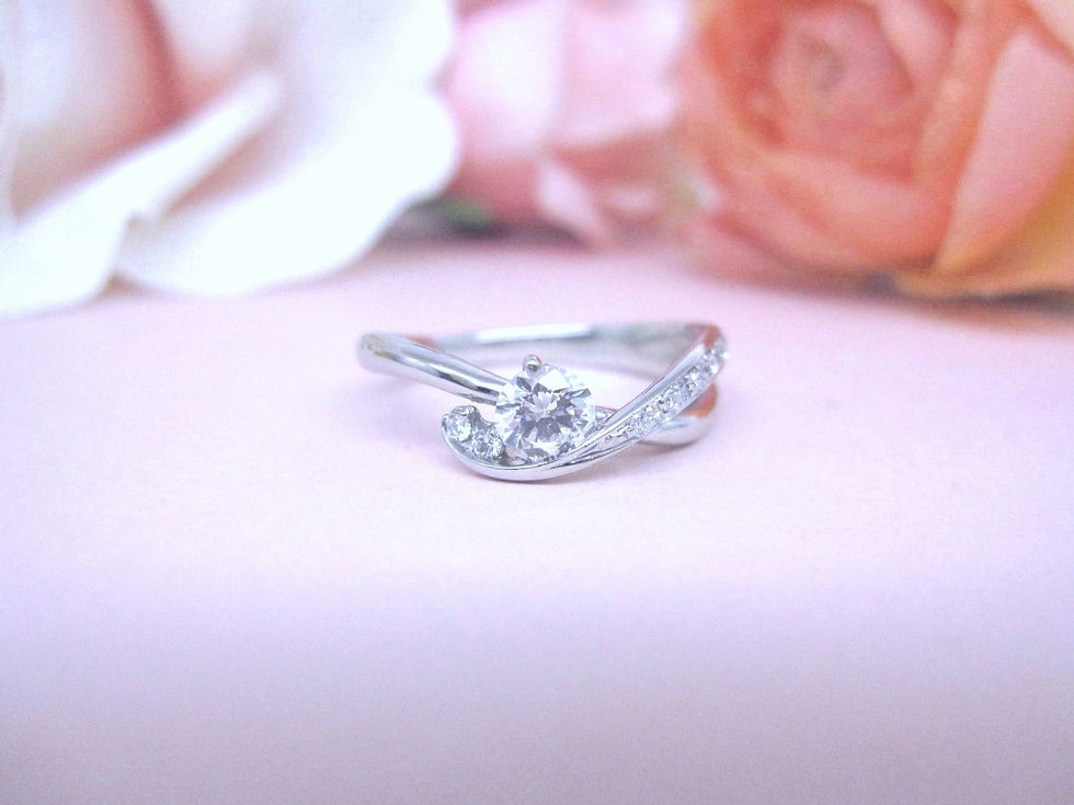 Pt　ダイヤリング