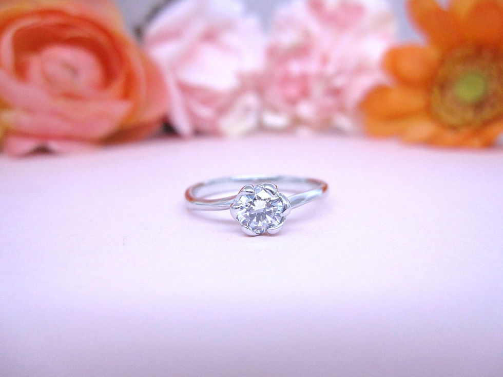 Pt　ダイヤリング