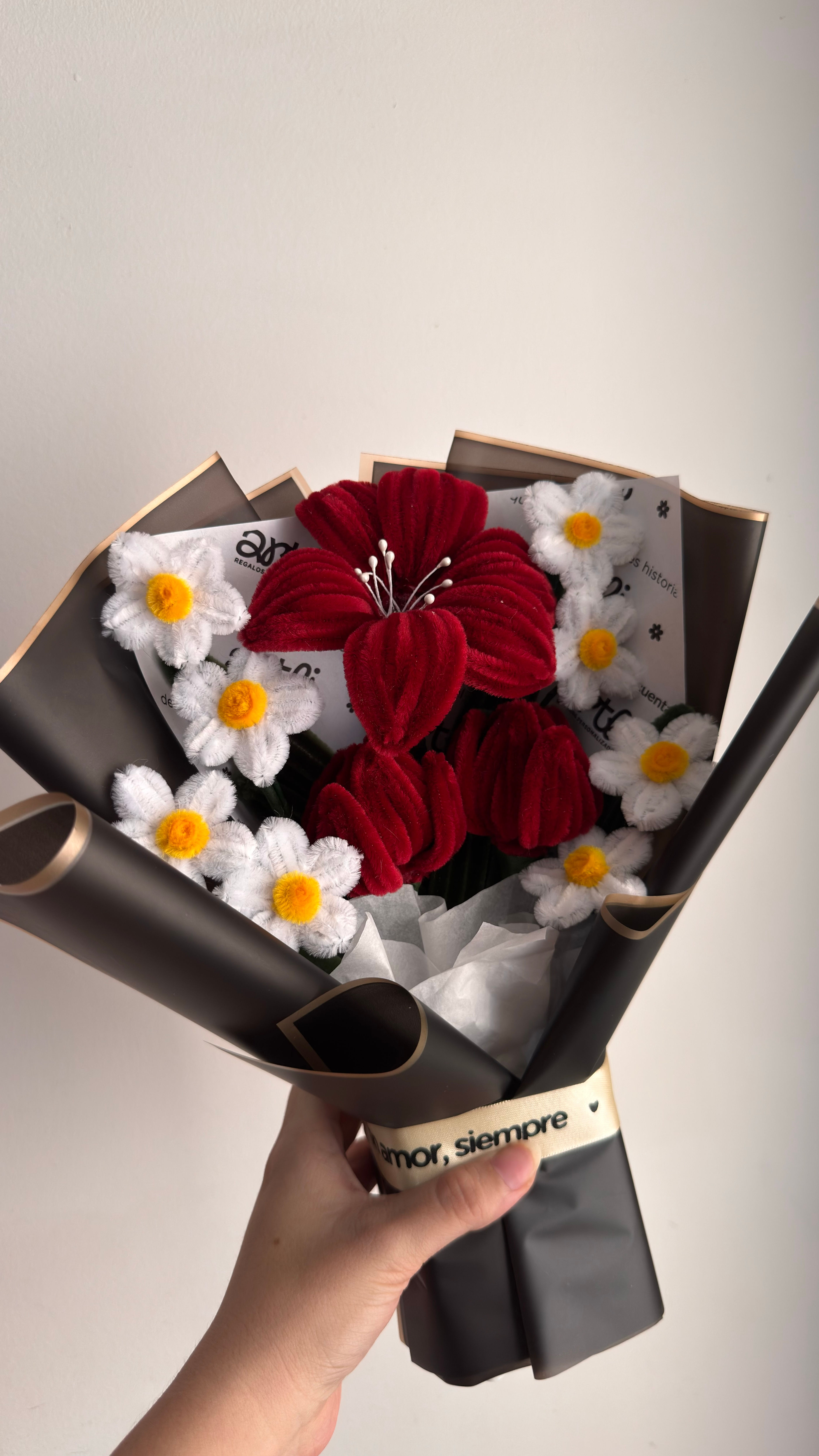 Ramo buchoncito eterno - Rojo