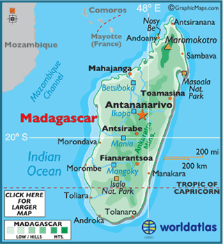 Madagascar Map