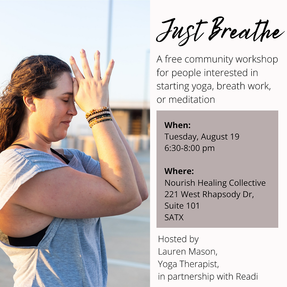 Just Breathe: Free Community Workshop