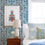 Thumbnail: Lovebirds Navy Folk Stripe 2821-25106