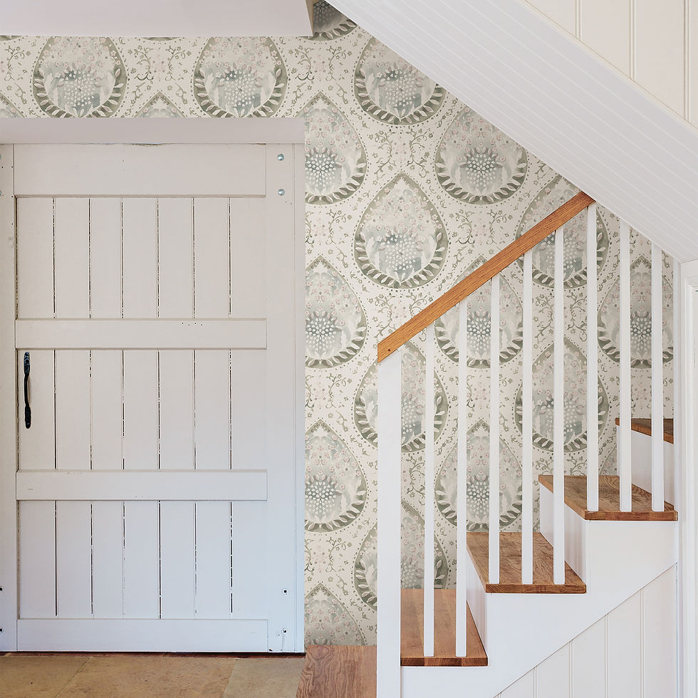 Alistair Grey Medallion Wallpaper 2861-25749