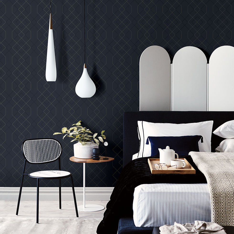Ballard Indigo Geometric 2964-25913