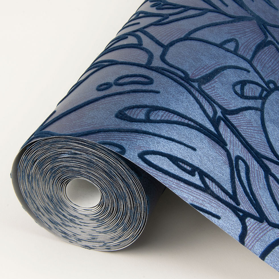 Thumbnail: Balboa Indigo Botanical Wallpaper 2964-87342