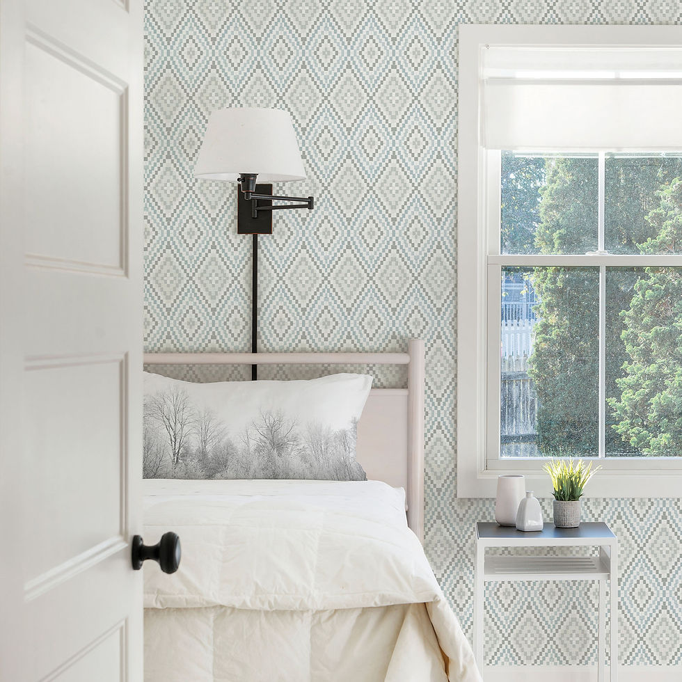 Ganado Grey Geometric Ikat 3118-12712
