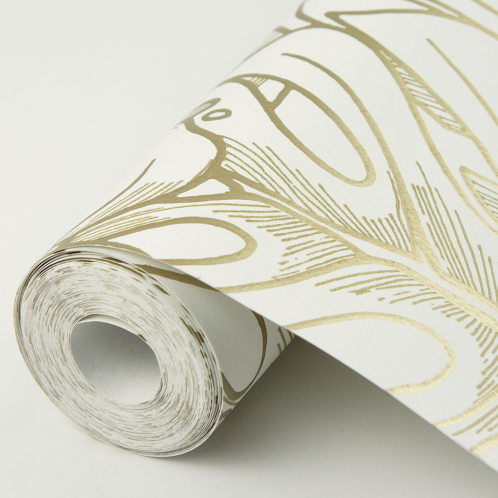 Thumbnail: Balboa Gold Botanical Wallpaper 2964-87341