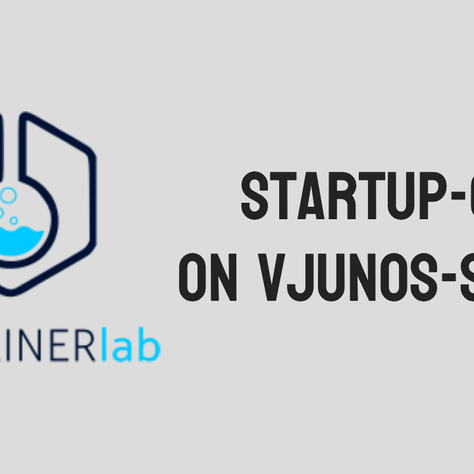 Containerlab: Startup-Config on vJunos-Switch