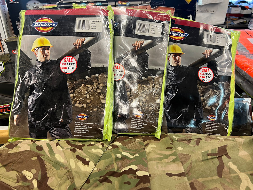 Thumbnail: Dickies Vermont Waterpoof Jacket and Trouser set high viz 