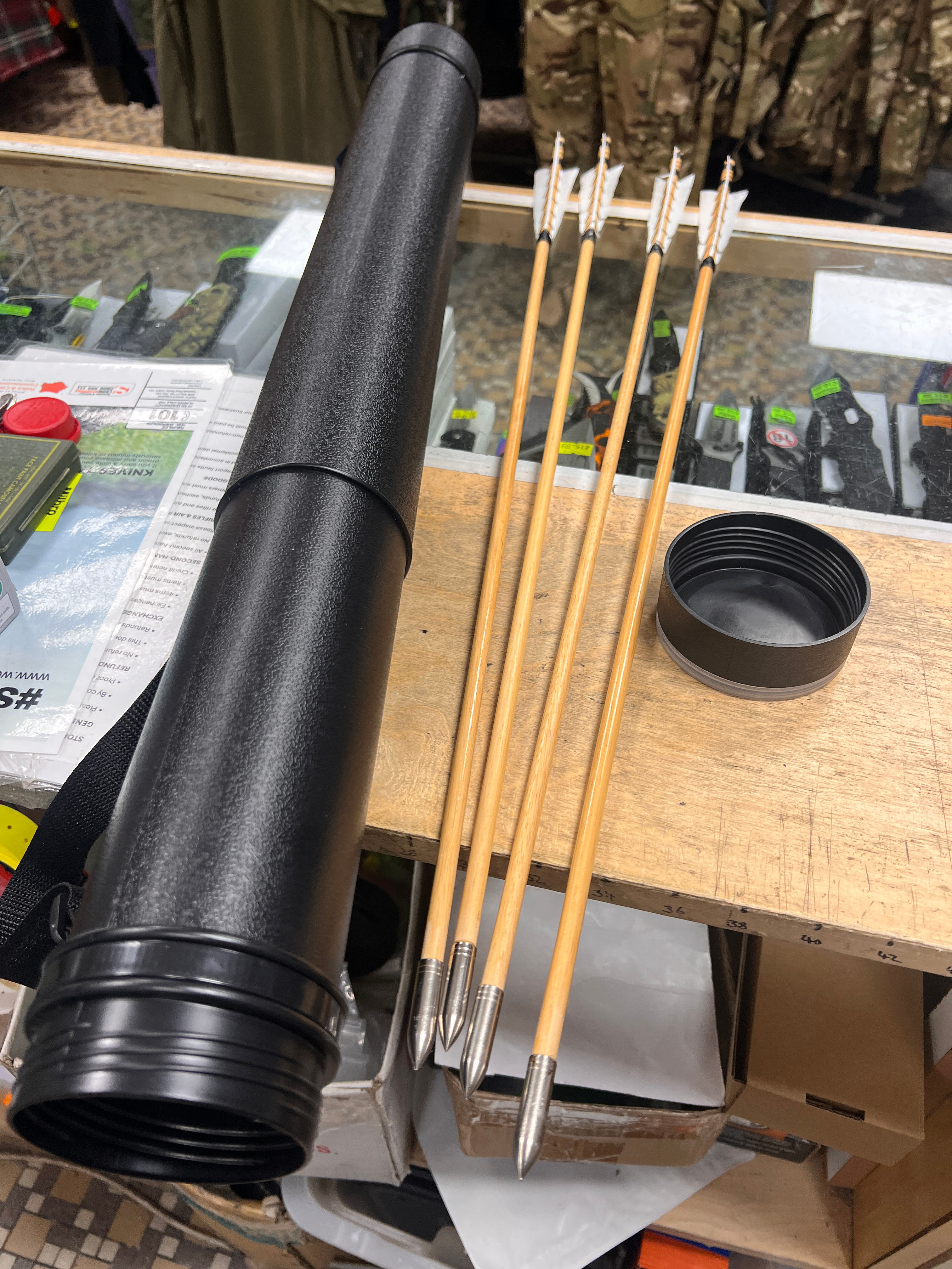 Archery adjustable arrow case no arrows included.